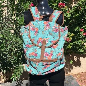 Floral backpack